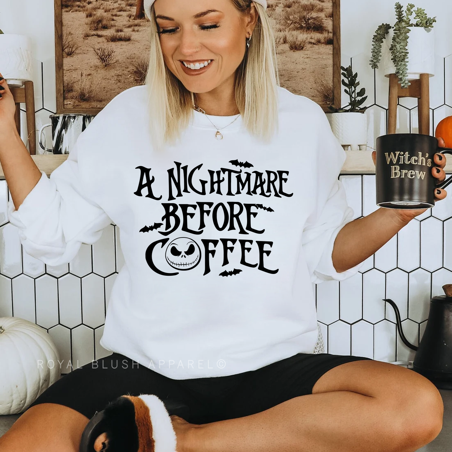 A Nightmare Before Coffee Full Color Transfer