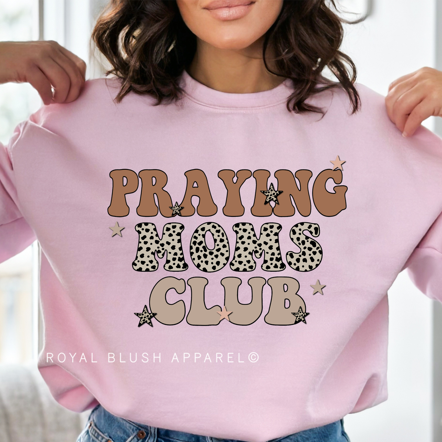 Praying Moms Club Full Color Transfer