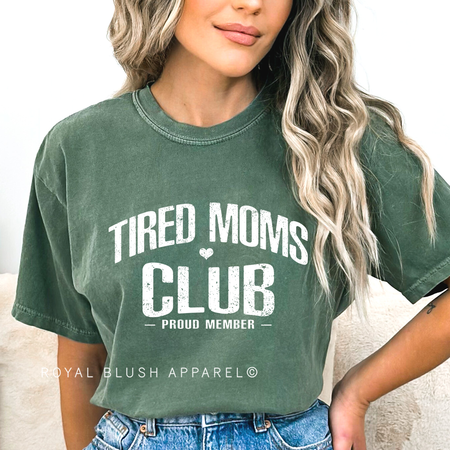 Tired Moms Club Full Color Transfer