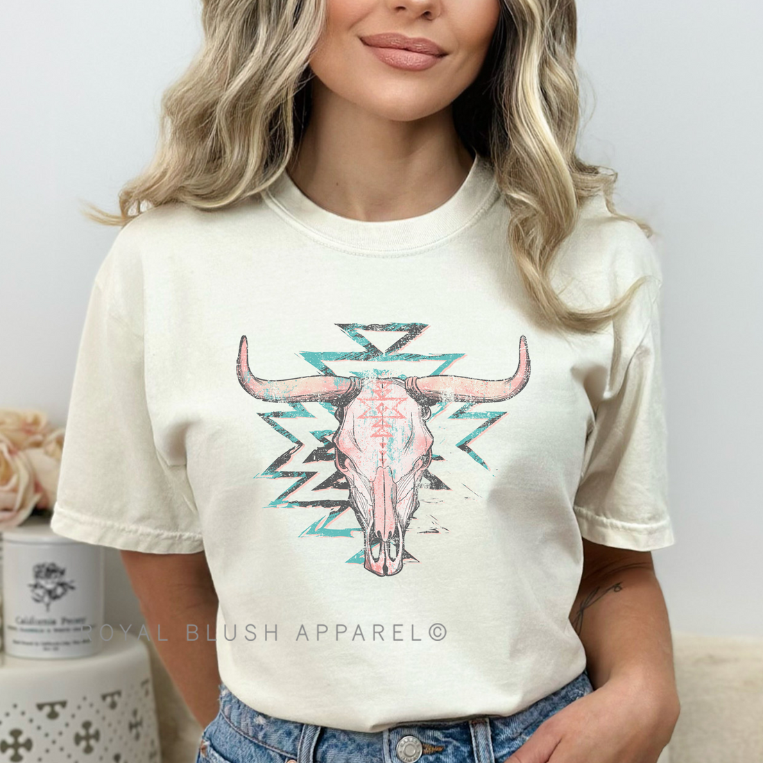 Vintage Bull Full Color Transfer